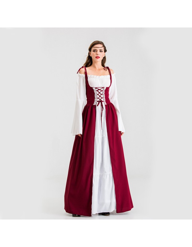Halloween Greek Goddess Palace Princess  Retro Style Queen Costume YM9125