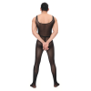 Men's Underwear Mesh One-Piece Bodysuit Vest Sexy Nightclub Stage Costume N996