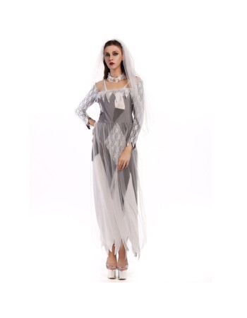 Halloween ghost bride plays costume M40252