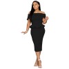 Sexy off shoulder ruffle women office dress M8402