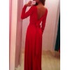 Fashion Top Red Long Evening Dress M2304c