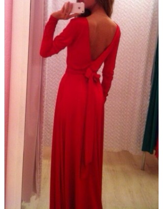 Fashion Top Red Long Evening Dress M2304c