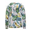 Coat Jacket Floral Print Long-Sleeved Pullover Casual Women Hoodies Fashionable LQ156
