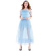 Halloween Cosplay Cinderella Princess Blue Dress M40689