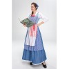 Manor Maid Costume Vintage Garden Maid Long Skirt Show Beer Costume YM0923