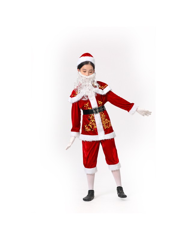 Children's Costumes Santa Claus Dresses Up In Party Christmas Cosplay Costumes SM6060 SM059
