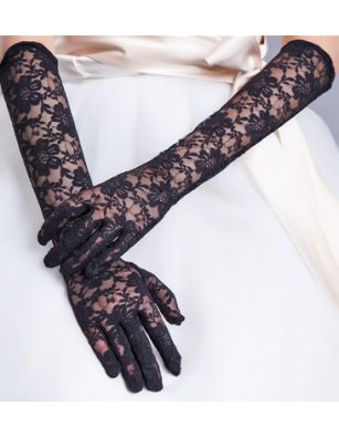 Sexy lace length gloves G1501