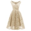 Sexy Bride V-Neck Sleeveless Dress Making Lace Fabric Folds Luxury CD1788
