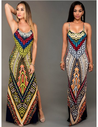 2016 Hot Sale Women Retro Floral Fancy Dress M30221