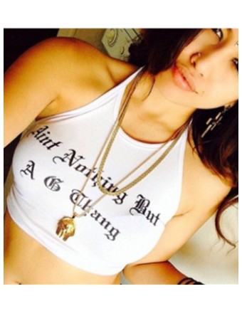 Women Sexy Print Sport Tops Vest M6104