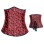 red underbust sexy satin corset m1862