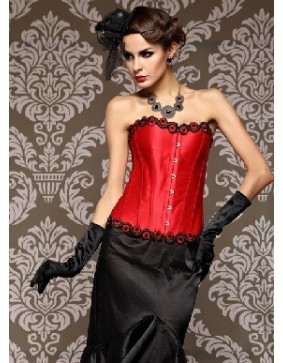 red satin corset m1905A
