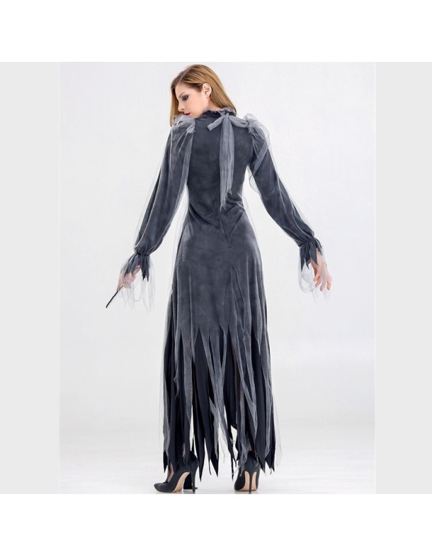 Halloween zombie ghost bride costume M40251