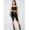 Sexy off shoulder Two Piece Set Crop Top Shorts Pants Sets m8236
