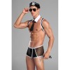 Police Uniform Costume Cosplay Men Black Underwear Sexy Suit Lingerie 20209