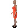 Summer Basic Vest Short Bodycon Dress m8399