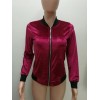 New fashiion sexy women red jacket short style with pocket M88080