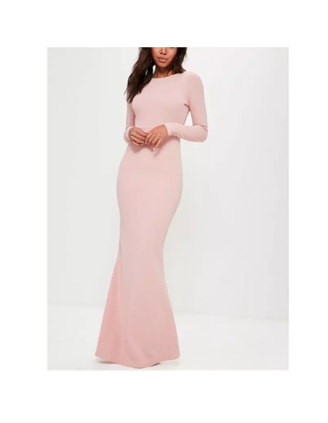 Wedding Party Pink Long Dress M18045