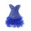 strapless corset with multi-layer skirt m1996