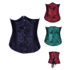 sexy printing lace-up corset M1227