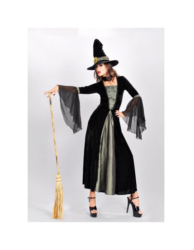 Women Witch Costume Cosplay Halloween Party Vampire Dress SM1631