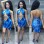 Sexy Open Back Plunging Club Mini Dress M30068