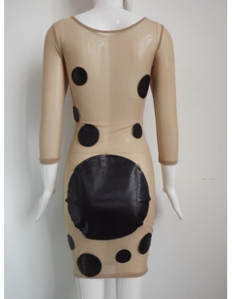 Black Dot Pattern Fashion Clubwear M2314