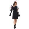 Women Cosplay Vampire Costume for Adult Halloween Party Devil Queen Dress Up  SL3402