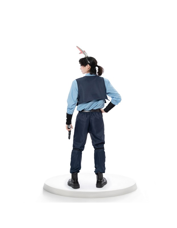 Movie  Zootopia  Cosplay Judy Police Costume Anime Rabbit Sheriff Parent-Child Suit DL2040