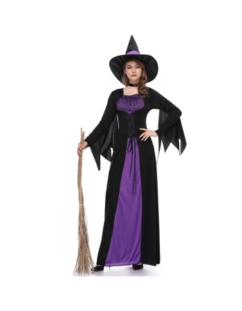 Medieval Adult Cosplay Witch Gothic Queen Costume m40526