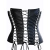 Women Sexy PU Leather Lace-up Bandage Corset M1302