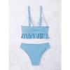 Hot Bikini Blue Tasseled Swimsuit  Lingerie Sexy Slim Fit Swimsuit A2211