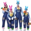 Baby Bunny Cartoon Rabbit Halloween  Animal Cosplay Costume For Adult XY82330