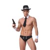 Striped Denim Police Officer Costumes Cosplay Sexy Underwear For Men 20202
