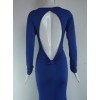 Sexy Long Sleeves Design Maxi Dress M3996
