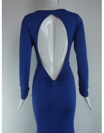 Sexy Long Sleeves Design Maxi Dress M3996