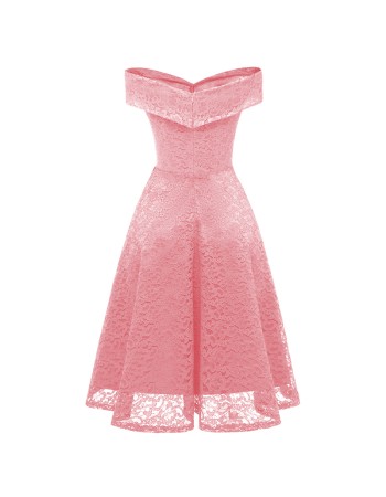 Spring And Summer Bridal Lace Prom  Lady One Shoulder Bandage Dress CD1610