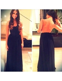 Black Fashion Design Long Maxi Evening Dress M3984