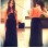 Black Fashion Design Long Maxi Evening Dress M3984
