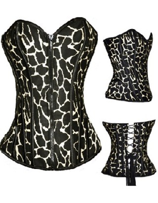 sexy arabesquitic satin corset m1821a