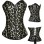 sexy arabesquitic satin corset m1821a