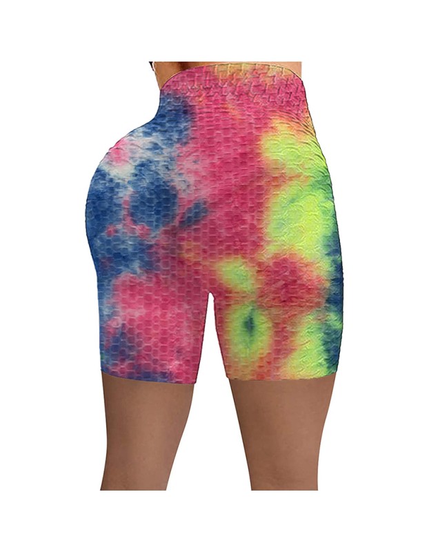 tie dye sexy printed women short yoga pants leggings M30121