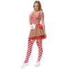 Oktoberfest Stripe Maid Cosplay Sexy Christmas Costume MS5008