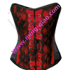 Women satin lace-up back corset M1620
