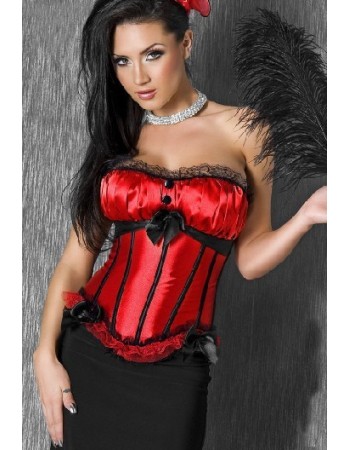 sexy red lace bundle of edge corset m1755A