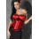 sexy red lace bundle of edge corset m1755A