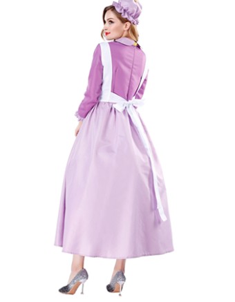 purple maid costume cosplay stage costumeM40711