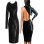 Fashion One-shoulder Design Midi Dress M2355