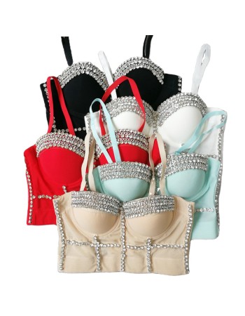 Bright Drill Suspender Corset Slimming Body Shaping Clothing 8270