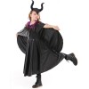 Cosplay Evil Queen Disfraces Halloween Witch Gown Girls Dress Kids Costume M40769